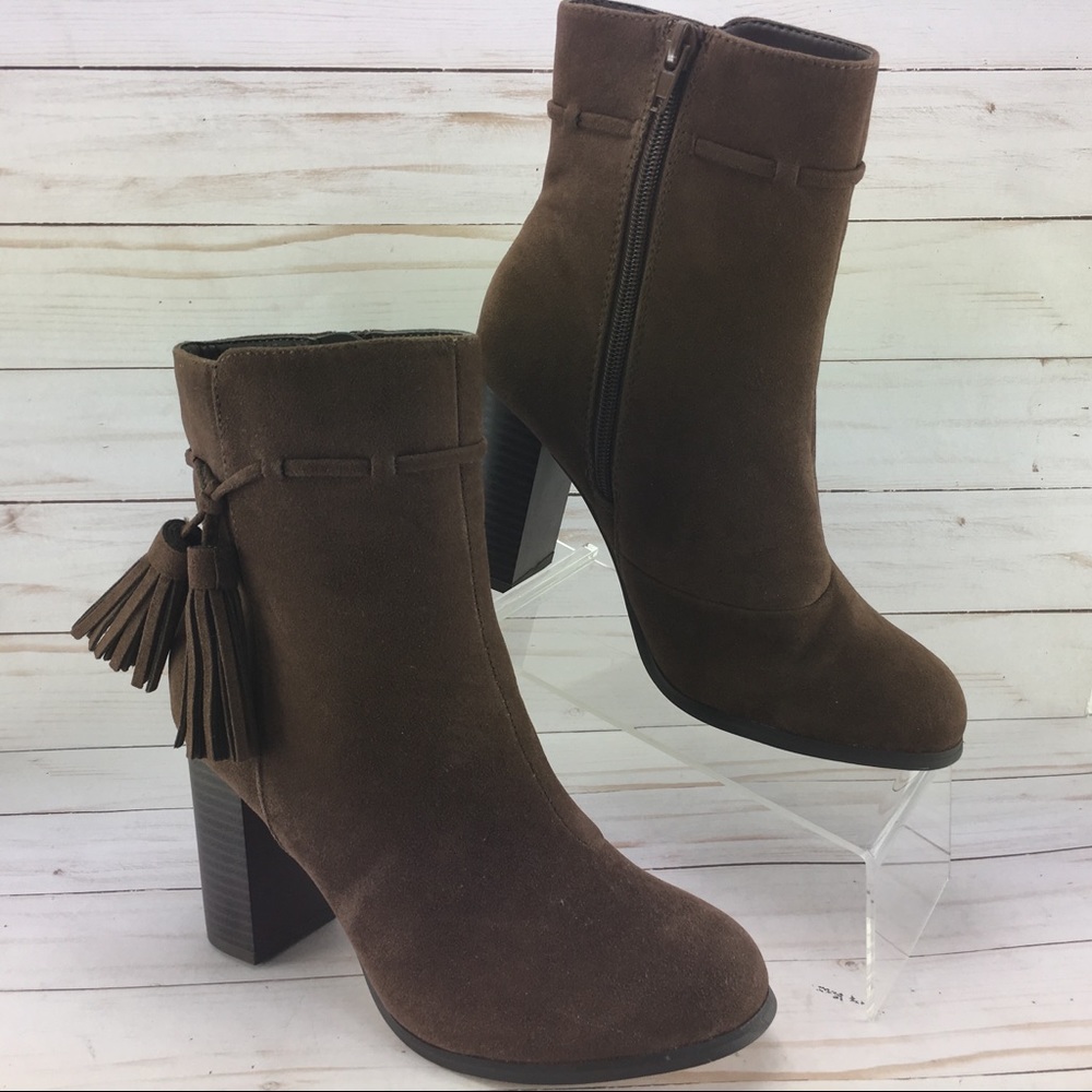 Cato Suede Tassled boots‎ size 7 M